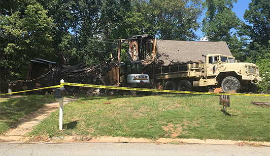 Demolition and Clearing Before